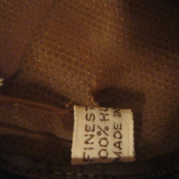 Vintage 100% Human Hair Fall from the 1970's -#8 Medium Brown NEW with tags - Picture 8 of 13